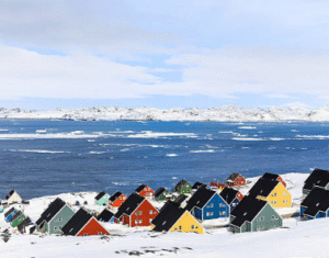 Nuuk city landscape, Greenland